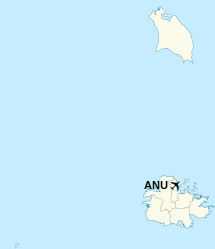 Location in Antigua