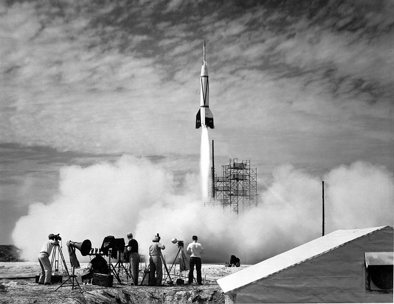 In July 1950 the first Bumper rocketis launched from Cape Canaveral, Florida.