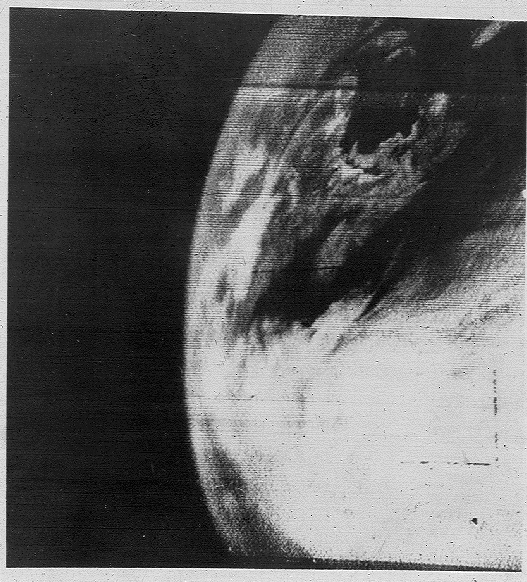 First television image of Earth from space