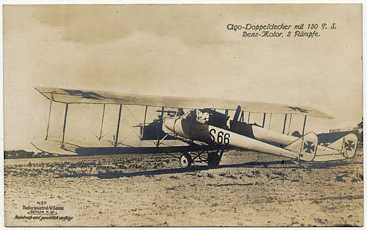 An Ago C.II with 3-bay wings