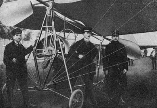 A. Vlaicu Nr. I airplane at October 1910 military exercises