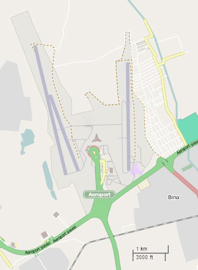 Site Map of Baku Airport