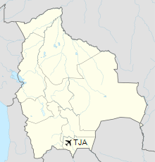TJA is located in Bolivia