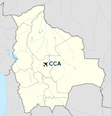 CCA is located in Bolivia