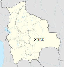 SRZ is located in Bolivia
