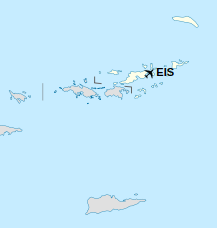 Location in the British Virgin Islands