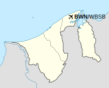 Location in Brunei