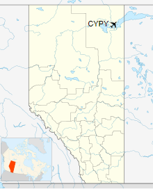 CYPY is located in Alberta