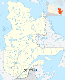 CYQB is located in Quebec