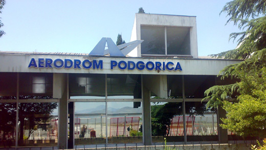 Podgorica airport Montenegro