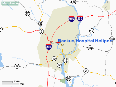 Backus Hospital Heliport picture