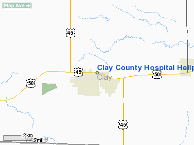 Clay County Hospital Heliport picture