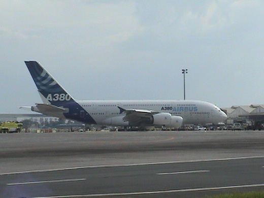 
The Airbus A380 visited NAIA on October 11, 2007.