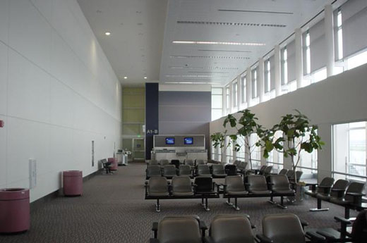 
Gate and waiting area in Terminal A