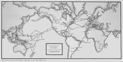 
Air Transport Command Routes