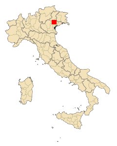 
Location in Italy