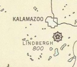 
Kalamazoo on a 1935 Sectional Chart
