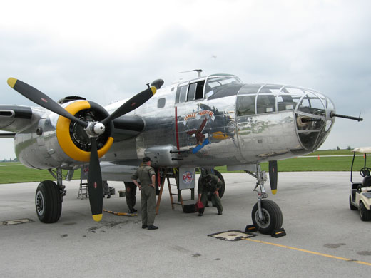 
Yankee Warrior, a fully operational B-25 Mitchell, is operated by the Yankee Air Museum.