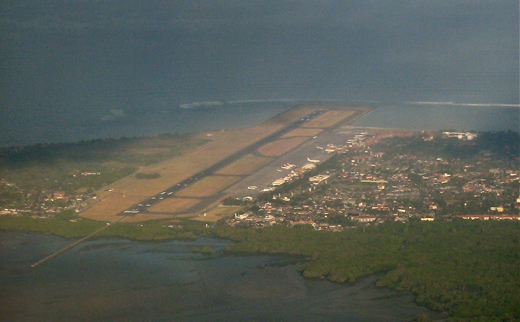 
Airport from the air (looking: Southwest)