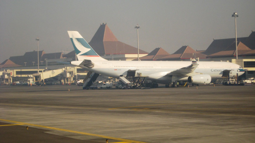 
A Cathay Pacific Airbus A330-300 spotted at Juanda