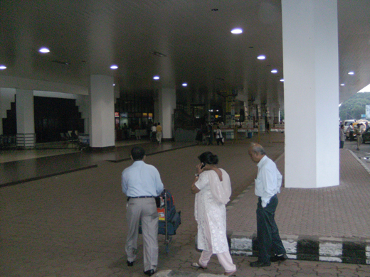 
The entry to the domestic terminal