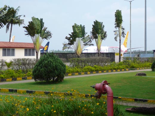
The exterior way towards Kochi Airport
