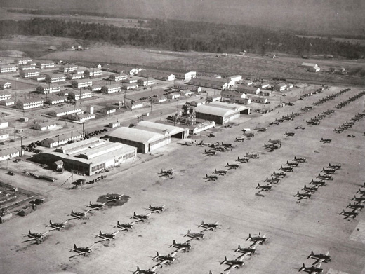 
Over a hundred BT-13 and BT-15 trainers were assigned to Cochran AAF