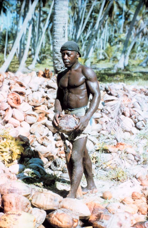 
A Diego Garcian photographed by a U.S. National Geodetic Survey team in 1969. The gentleman in the photo was known to all by the nickname 