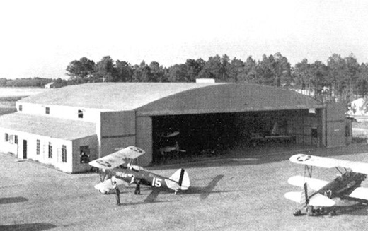 
One of the hangars at Douglas AAF, about 1943