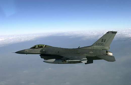 
General Dynamics F-16C Block 40A Fighting Falcon 89-030 of the 510th Fighter Squadron