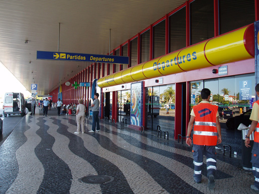 
Departures terminal at Faro Airport.