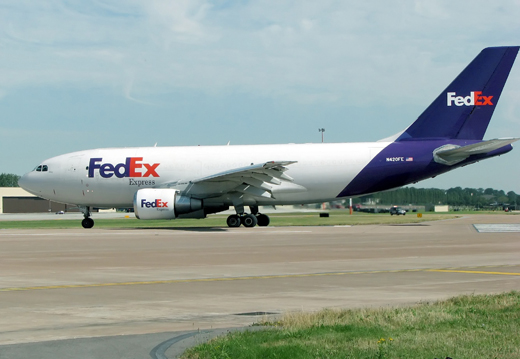 
FedEx A310 and A300 cargo aircraft fly daily from Memphis and Indianapolis to GSO.