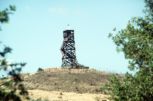 
One of the guard towers at Guantanamo Bay, 1991
