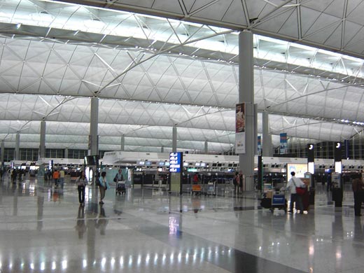 
Check-in counters at Terminal 1