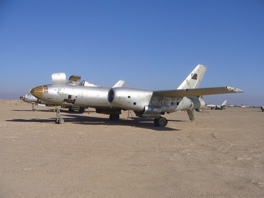 
A junked Il-28 