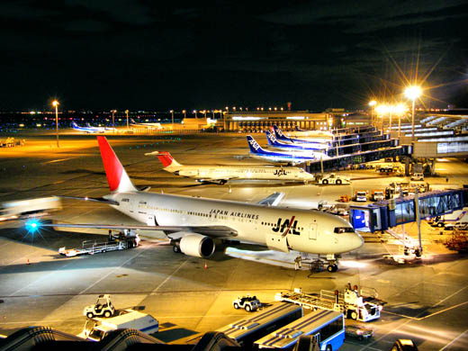 
JAL and ANA operations at Chūbu International Airport