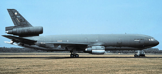 
McDonnell Douglas KC-10A Extender, AF Serial No. 85-0033 of the 68th Air Refueling Group. This aircraft is now with the 305th Air Mobility Wing at McGuire Air Force Base, New Jersey