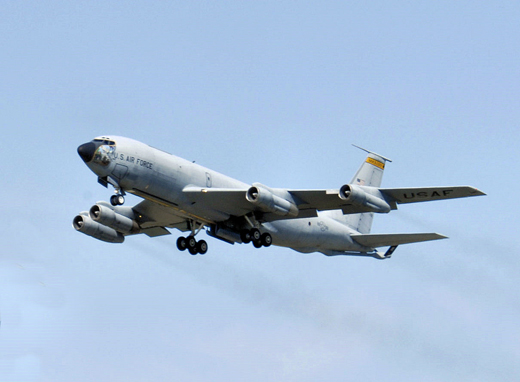 
KC-135E departing Sioux City Airport for retirement