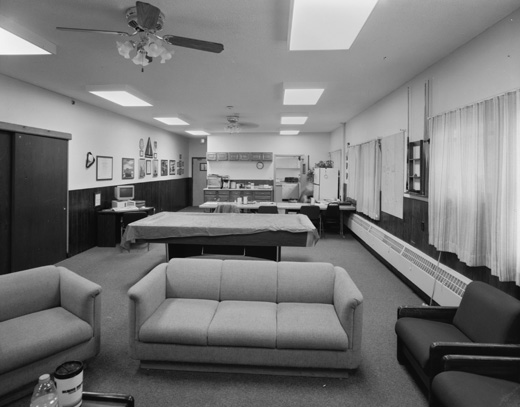 
Recreation Room, Launch Control Support building, Warren Air Force Base near Raymer, Colorado