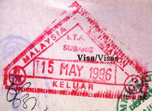 
Exit stamp from Subang International Airport.