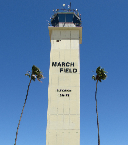 
The control tower at March