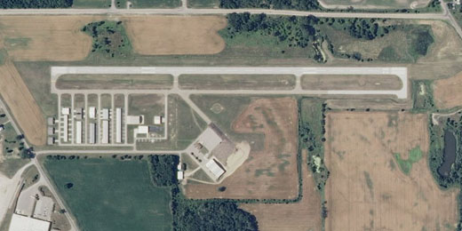 
An April 2007 USGS aerial photograph
of Mason Jewett Field 