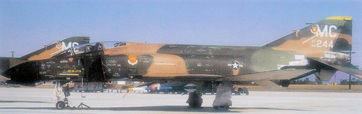 
McDonnell F-4D-29-MC Phantom II, AF Serial No. 66-0244 of the 61st TFS.