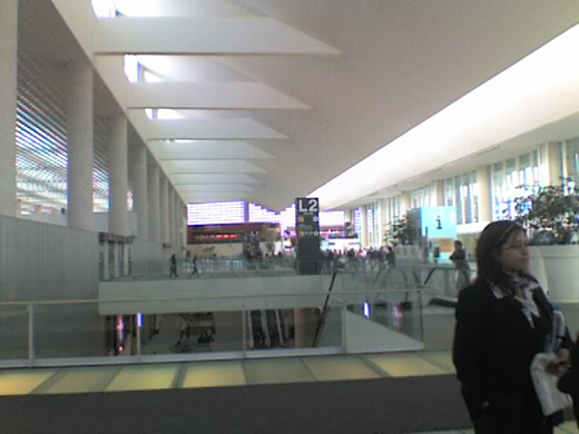 
Terminal 2 Hall L2 in the foreground, Hall 1 in the far background