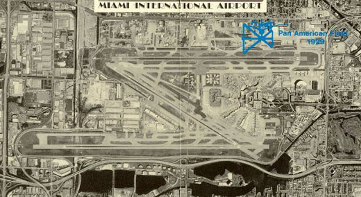 
Satellite view of the airport in 1999