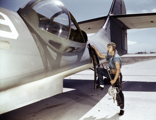 
Aviation Ordnanceman stationed at the Naval Air Station Corpus Christi, 1942