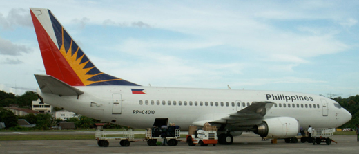 
A Boeing 737-300 in Lumbia Airport.