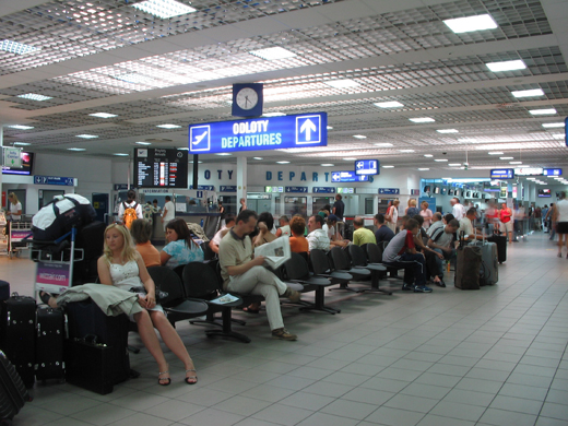 
Waiting room in terminal A