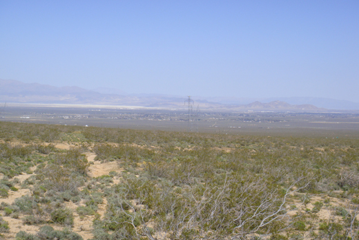 
Indian Wells Valley, showing Ridgecrest, California and the China Lake area.