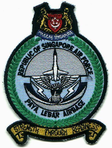 Paya Lebar Air Base Crest Badge